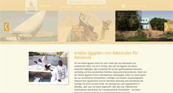 Desktop Screenshot of erlebe-aegypten.de