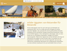 Tablet Screenshot of erlebe-aegypten.de